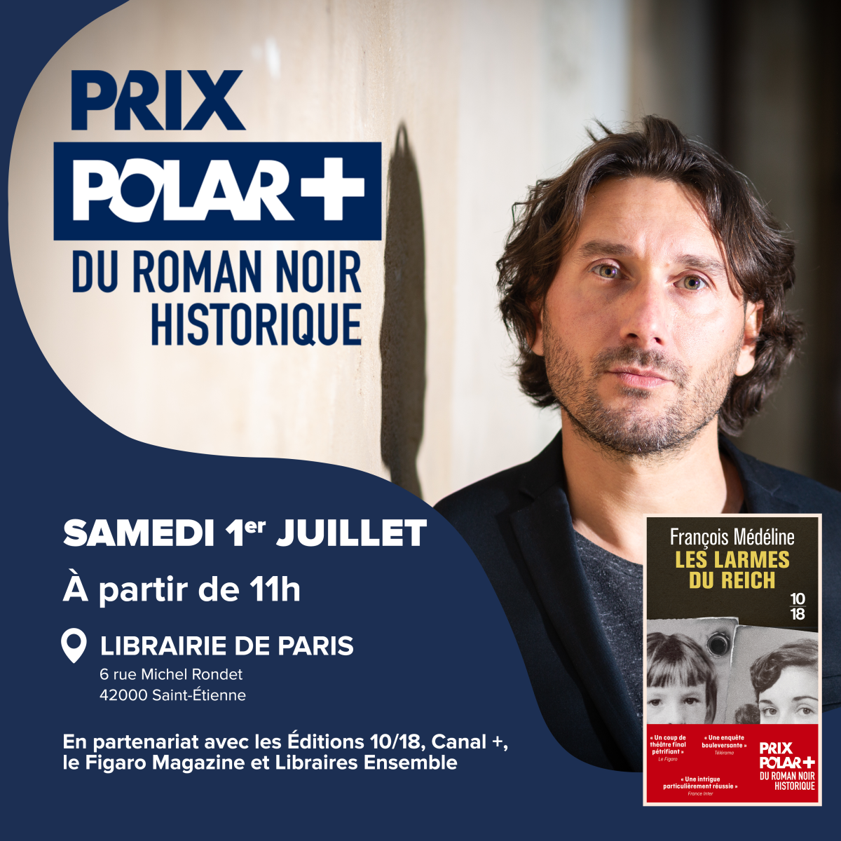 Prix Polar + du Roman Noir Historique